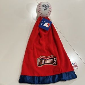 NEW! MLB Washington Nationals Snuggleball Fleece Blanket